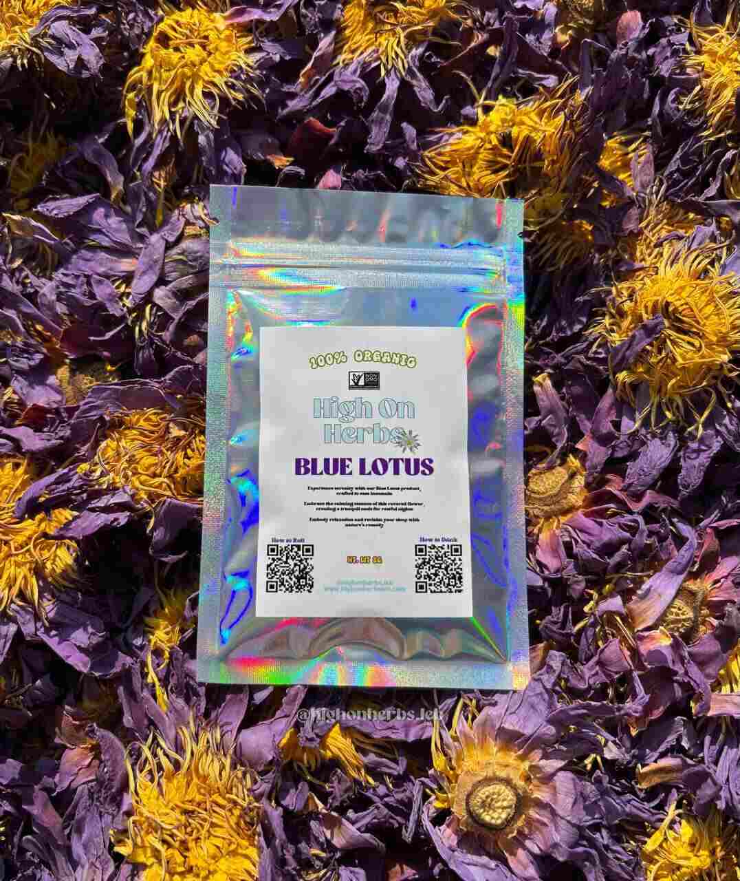 Grinded Organic Dried Blue Lotus Flower