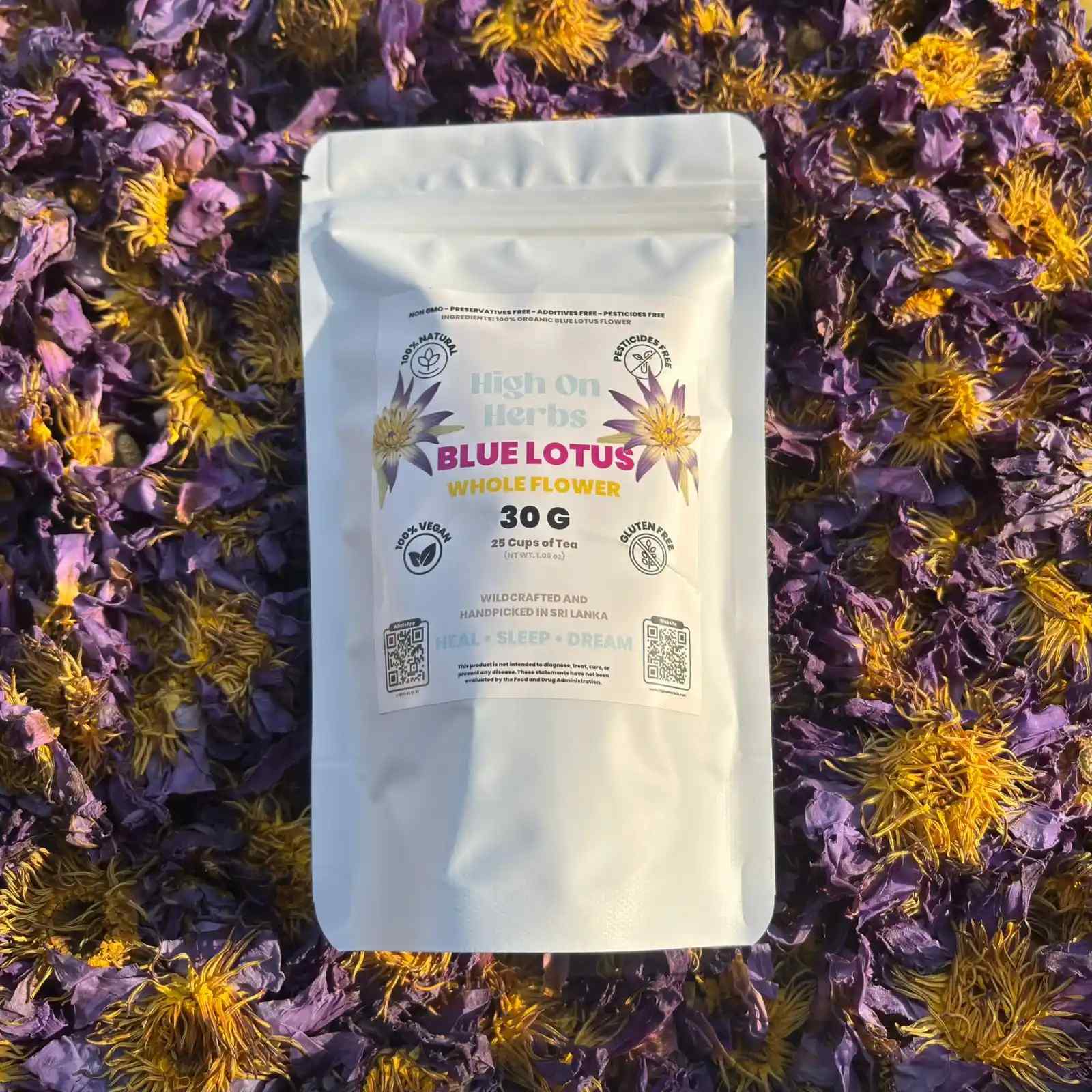 Organic Dried Blue Lotus Flower My Store